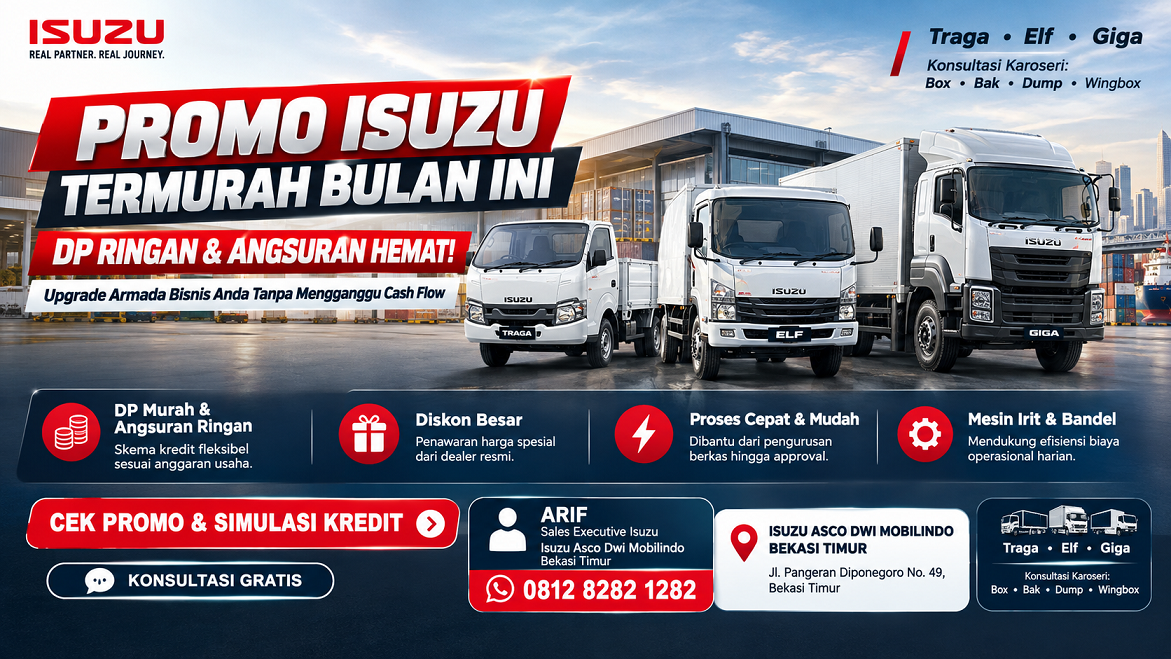 Promo Isuzu Kredit Murah Diskon Besar